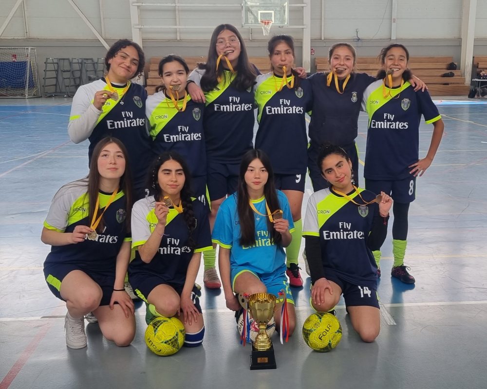 ¡Campeonas Provinciales del Futsal Damas Sub 14!