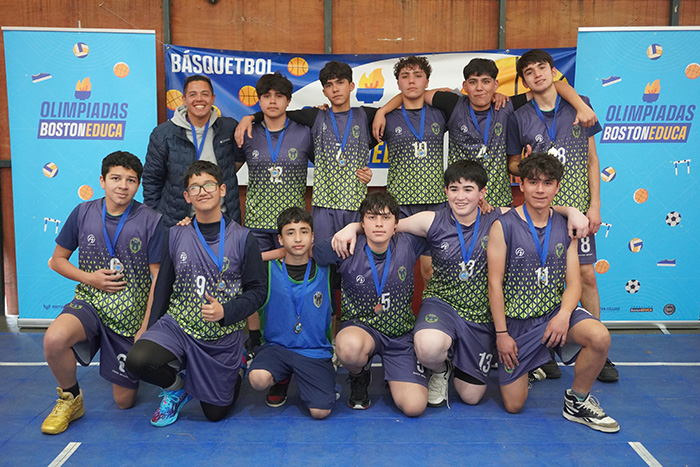 Vicecampeones del Básquetbol Intermedia Varones en las Olimpiadas BostonEduca 2025