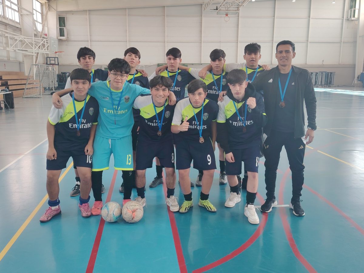 Futsal Varones Sub 17: Colegio Sebastián Elcano logra el 3° lugar comunal