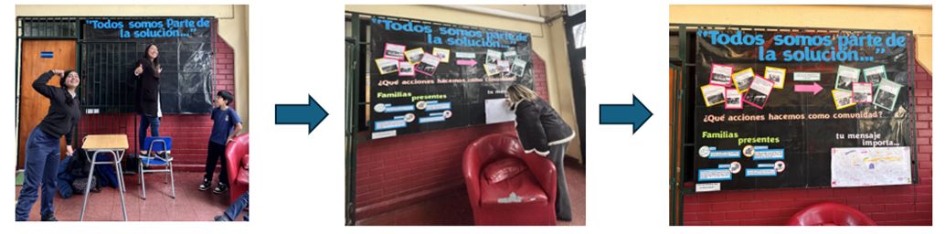 Estudiantes líderes impulsan actividad de concientización sobre la violencia
