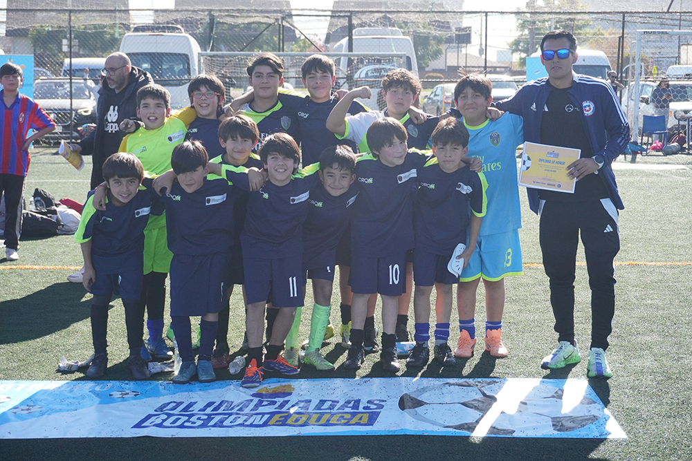 Más de un centenar de estudiantes participaron en el Futbolito Mini Varones de las Olimpiadas BostonEduca