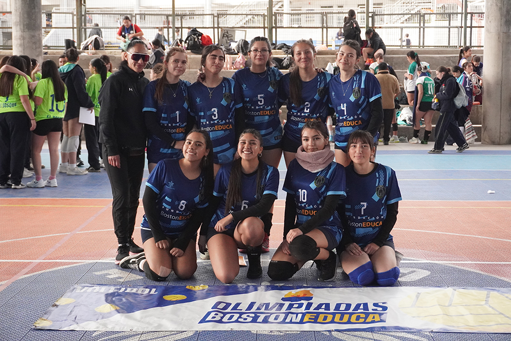 Nuestras estudiantes compitieron en el torneo de Vóleibol Intermedia Damas de las Olimpiadas BostonEduca