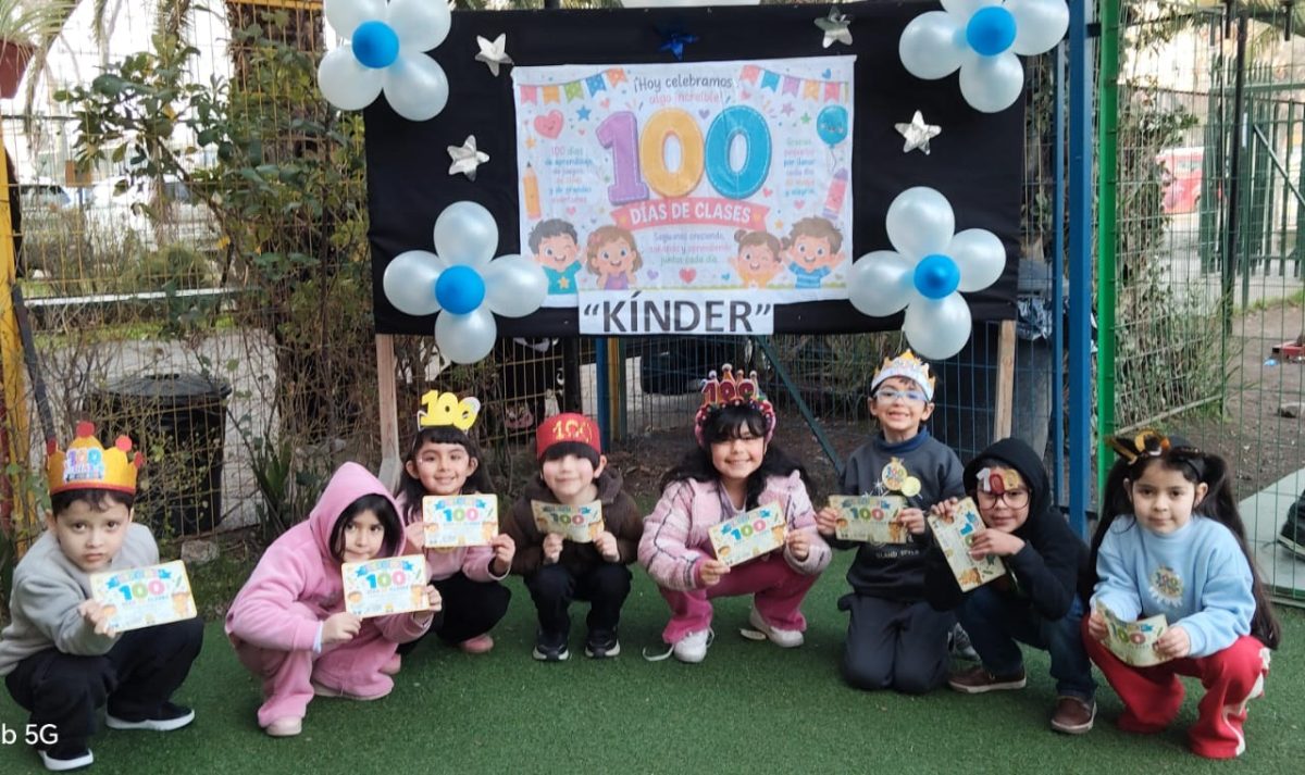 ¡Llegamos a los 100 días de Kínder!