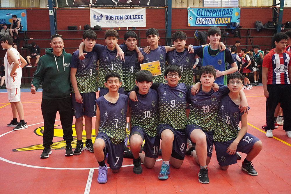Nuestros estudiantes compitieron en el Básquetbol Intermedia Varones de las Olimpiadas BostonEduca