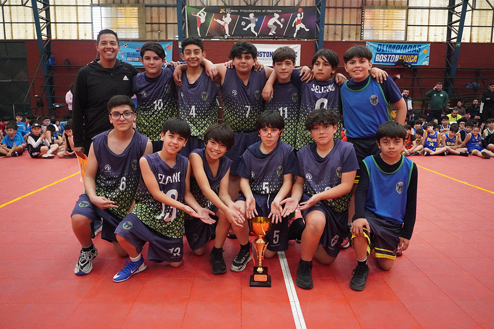 ¡Somos campeones del Básquetbol Mini Varones de las Olimpiadas BostonEduca 2026!